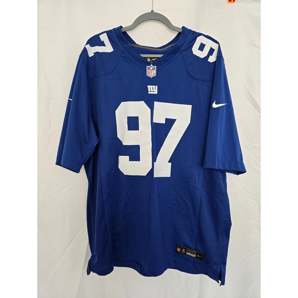 Nike New York Giants #97 Blue and White NFL Jersey